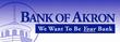 Bank of Akron Logo