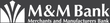 Merchants and Manufacturers Bank Logo