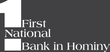 First National Bank in Hominy Logo