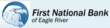 The First National Bank of Eagle River Logo