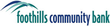 Foothills Community Bank Logo