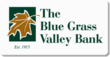 The Blue Grass Valley Bank Logo